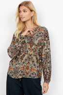 SoyaConcept - Sc-Herta 1 Print Bluse - Loose Fit - Petrol