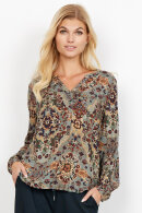 SoyaConcept - Sc-Herta 1 Print Bluse - Loose Fit - Petrol
