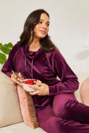 Micha - Luxury LoungeWear Sæt - Velour - Lilla