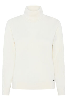 Micha - Elaine Cashmere Club - Højhalset Rullekrave Strik - Off White
