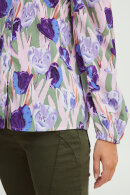 Pulz - PZJess Shirt - Blomstret Let Skjorte - Lilla