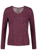Gerry Weber - Basis T-shirt - Lange Ærmer - EcoVero - Bordeaux