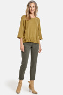 Gerry Weber - Best4me Cropped Solid-Dyed Jeans - Petrol