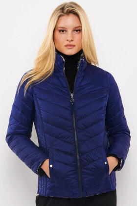 Frandsen - Vendbar Quilt Jakke - Teknisk Dun - Kobolt