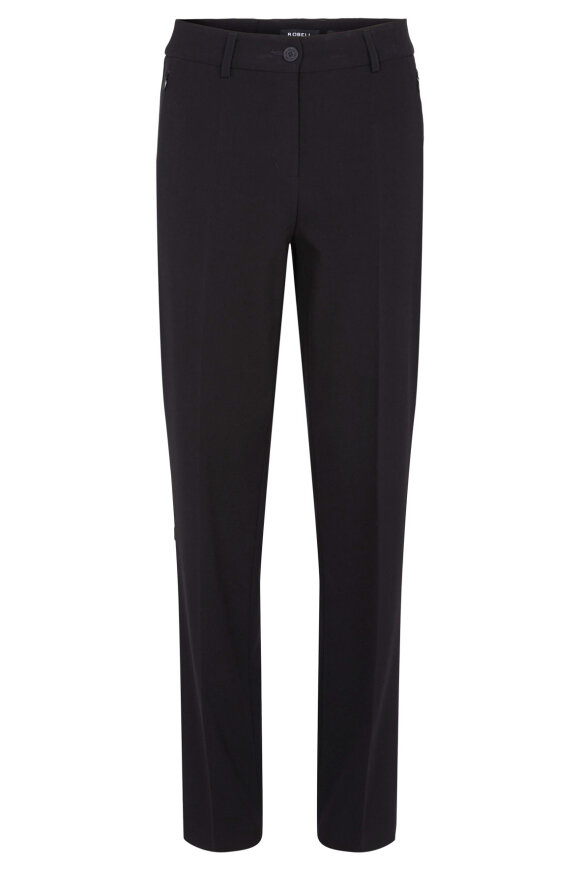 Robell - Sissi Bengaline - Slim Fit - Sort
