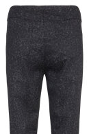 Robell - Bella Jacquard Vævet Stræk Bukser - Slim Fit - Sort