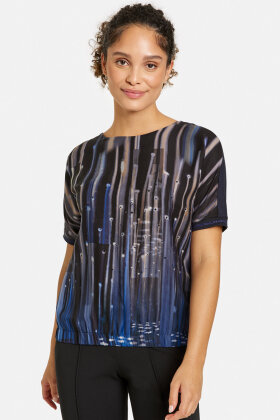 Gerry Weber - Elegant T-shirt Top - Moonlight Farver - Mørkeblå