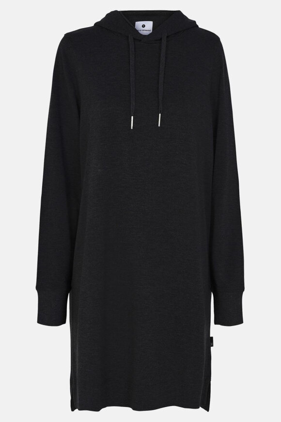 JBS of Denmark - Bambus Sweat Hoodie Dress - Pullover - Sort