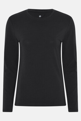 JBS of Denmark - Langærmet T-shirt - Bamboo Blend Top - Sort