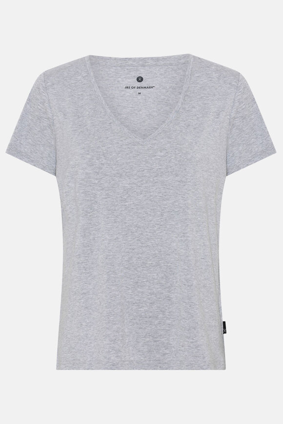 JBS of Denmark - Bamboo Blend Basic Tee - V-T-shirt - Gråmelange JBS of Denmark - Bamboo Blend Basic Tee - V-T-shirt - Gråmelange