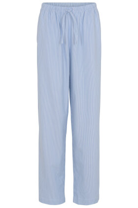 JBS of Denmark - Stribet Pyjamasbukser - Bamboo Blend PJ Pant - Lyseblå