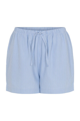 JBS of Denmark - Stribet Pyjamasshorts - Bamboo Blend PJ Shorts - Lyseblå