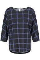 Gerry Weber - T-shirt Top Ternet - Bateau Hals - Mørkeblå