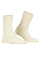 Falke - Striggings Rib Sock - Ribstrikket sokker - Off White