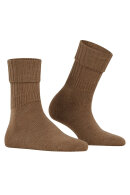 Falke - Striggings Rib Sock - Ribstrikket Sokker  - Camel