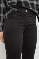 Gerry Weber - Best4me Cropped Denim Sateen - Slim Fit Jeans - Sorte