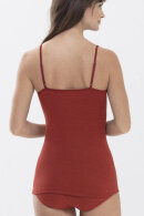 Mey - Spaghetti Top Camisole - Silk Rib Wool - Silke Serie - Paprika