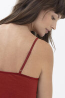 Mey - Spaghetti Top Camisole - Silk Rib Wool - Silke Serie - Paprika