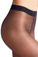 Falke - Seidenglatt 15 Denier Tights - Silkelook Glat Transparent - Marine