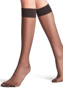 Falke - Seidenglatt 15 Denier - Knee-high Socks - knæstrømpe - Antracit