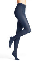 Falke - Family Tights - Strømpebukser Bomuld - Mørkeblå