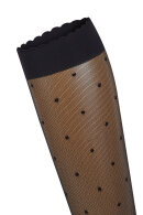 Falke - Dot 15 D Women Knee-High - Knæstrømpe Polka Prikker - Sort