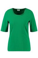 Gerry Weber - T-shirt Top - Satin Detalje - Grøn