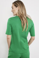 Gerry Weber - T-shirt Top - Satin Detalje - Grøn