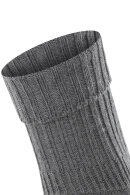 Falke - Striggings Rib Sock - Ribstrikket Sokker - Grå