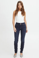 Pulz - Suzy Denim Jeans - HW - Curved Skinny - Mørk Slidt Denim