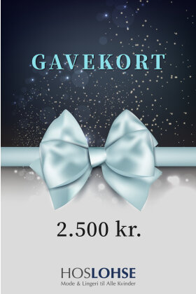 Gavekort på 2500,- kroner