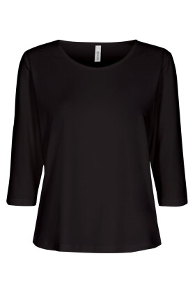 Soyaconcept - Sc-Pylle 180 - Basis T-shirt 3/4 Ærme - Black