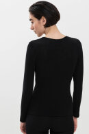 Mey - Exquisite T-shirt Top - Silke & Merino - Lange Ærmer - Sort