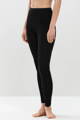 Mey - Exquisite Leggings - Soft Merinould & Silke - Sort