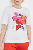 Gerry Weber - T-shirt Joyful Vibes - Hvid Print T-shirt