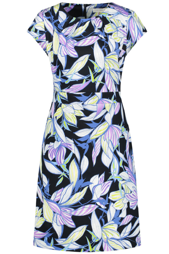 Gerry Weber - Dress Sopo März Blue - Blomstret Kjole