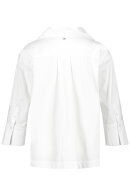 Gerry Weber - Skjortebluse Hvid - 3/4 Ærmet Med Slids