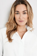 Gerry Weber - Skjortebluse Hvid - 3/4 Ærmet Med Slids