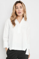 Gerry Weber - Skjortebluse Hvid - 3/4 Ærmet Med Slids