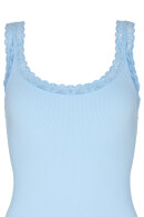 Tim & Simonsen - Frida Rib Top Plus - Azzurro