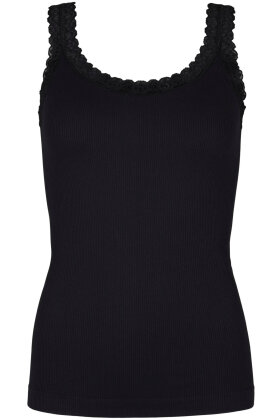 Tim & Simonsen - Frida Rib Top - Nero