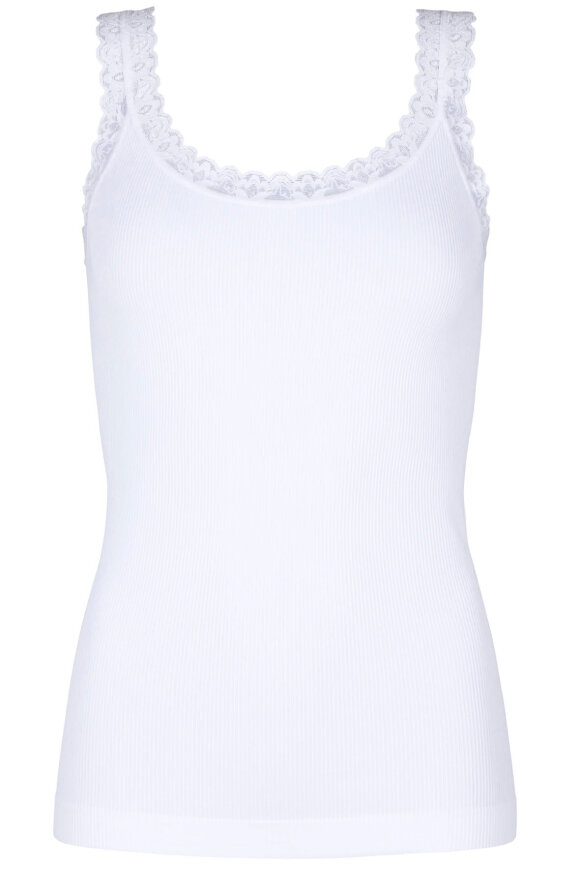 Tim & Simonsen - Frida Rib Top - Bianco