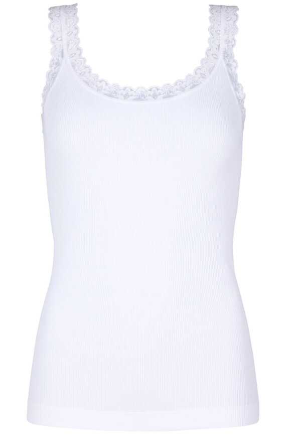 Tim & Simonsen - Frida Rib Top - Bianco