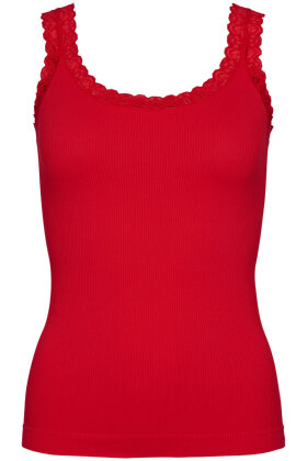 Tim & Simonsen - Frida Rib Top - Rosso