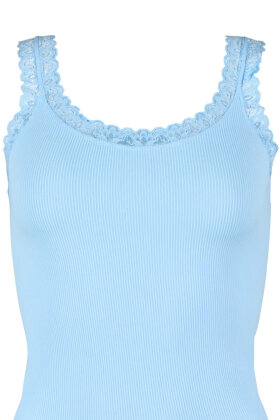 Tim & Simonsen - Frida Rib Top - Azzurro