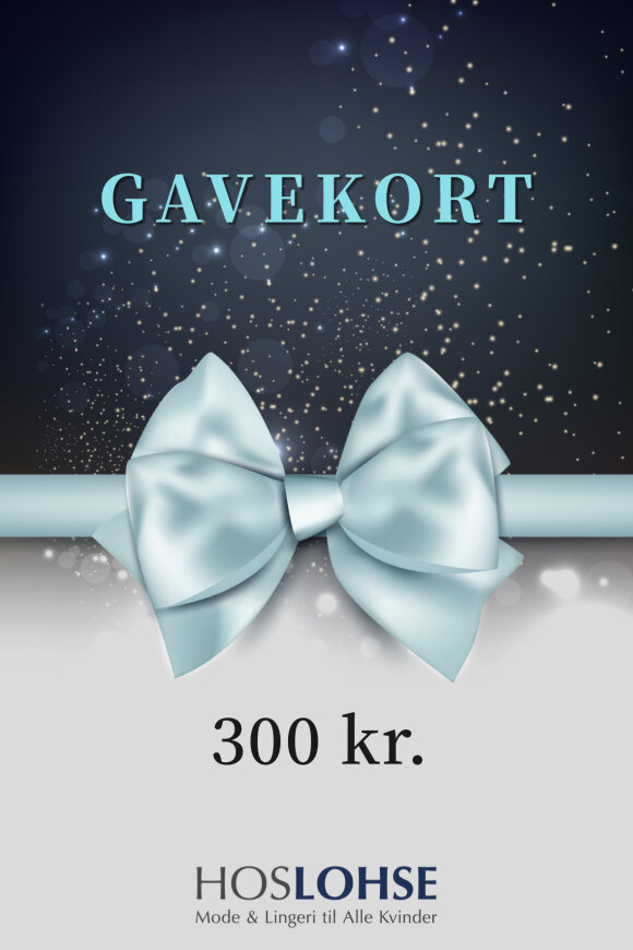 Gavekort på 300,- kroner