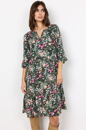 SOYACONCEPT - SC-Karelia 3 Kjole - Dusky Green