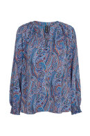 PREPAIR - Taina Blouse Blue - Løst Snit
