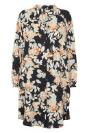 Prepair - Siva Dress Black - Grafisk Blomsterprint