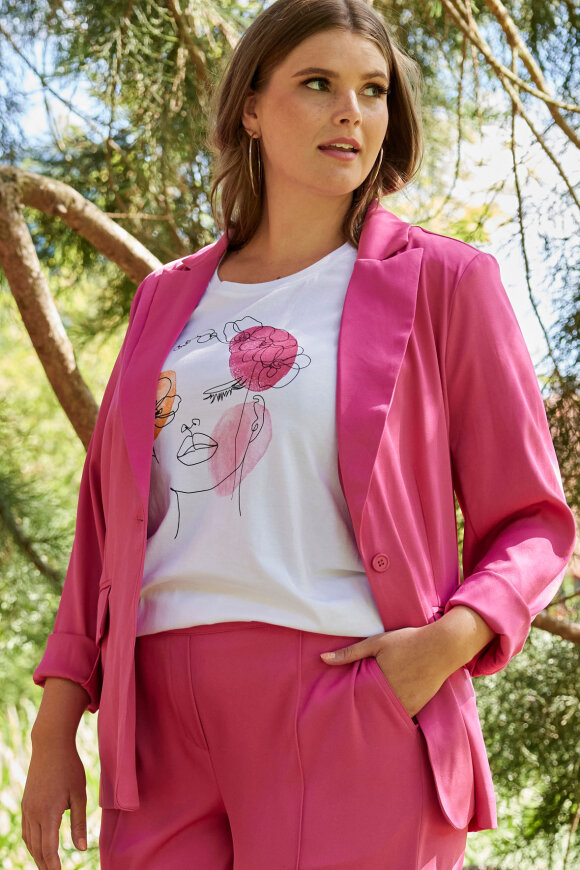 Zhenzi - Poco 153- Blazer Jakke - Pink Yarrow